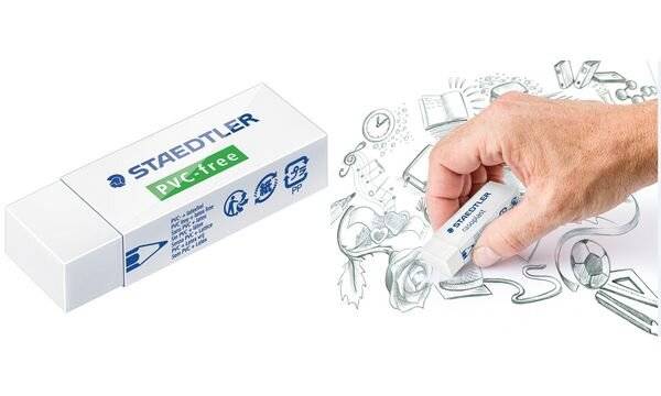 Staedtler 4007817525067 Staedtler - gum, large, PVS vrij, wit-6