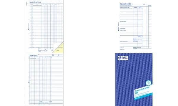 Avery Zweckform Avery 1758 - Wit - Geel - Karton - A5 - 148 x 210 mm - 40 pagina's-2