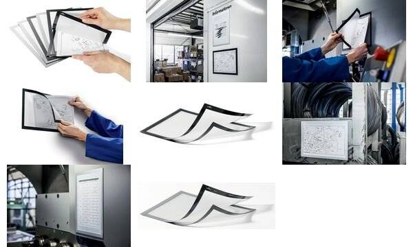 DURABLE DURAFRAME MAGNETIC PLUS A4 2 stuks zilver-5