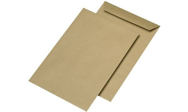 MAILmedia Versandtasche C4 haftklebend, ohne Fenster, weiß - ca. 16,7 g, Offset, Haftklebung mit Abdeckstreifen, grauem-0