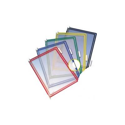 Zichtpaneel Tarifold A4 verticaal zwart 10 stuks-0