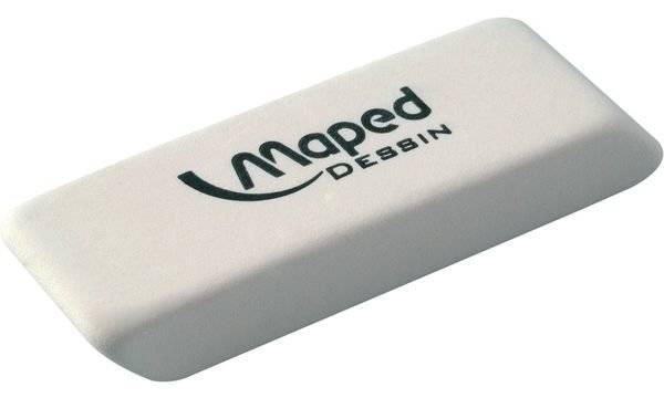 Gum Maped Dessin Medium display 40 stuks wit-1