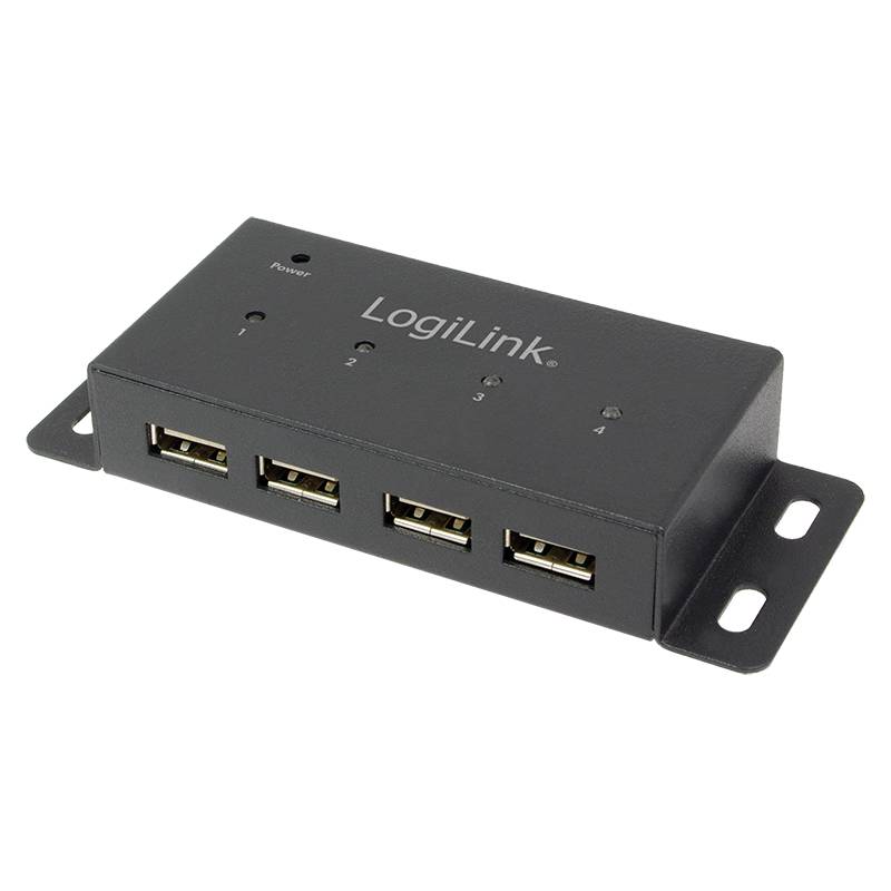 USB2.0 HUB 4-poorts actief met voeding Zwart-8