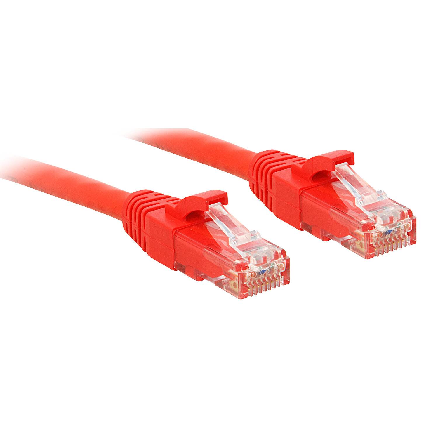 LINDY 48037 RJ45 Netwerkkabel, patchkabel CAT 6 U/UTP 10.00 m Rood Onafgeschermd 1 stuk(s)-4