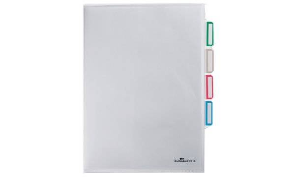 Durable 231619 - Conventionele hechtmap - Transparant - 1 stuk(s)-0