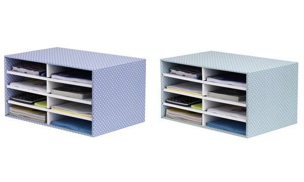 BankersBox bureau-organizer A4 met 8 vakken, groen/wit, 1 stuk
