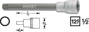 Conrad Hazet HAZET 990SLG-10 Dopsleutel-bitinzet 1/2" (12.5 mm) aanbieding
