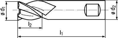 Boorgroeffrees SL kort FN VHM FIRE 1,50mm G-1