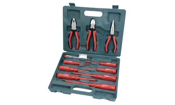 Brüder Mannesmann Elektrische Schroevendraaier en Tang Set 11-delig M11240 11pcs