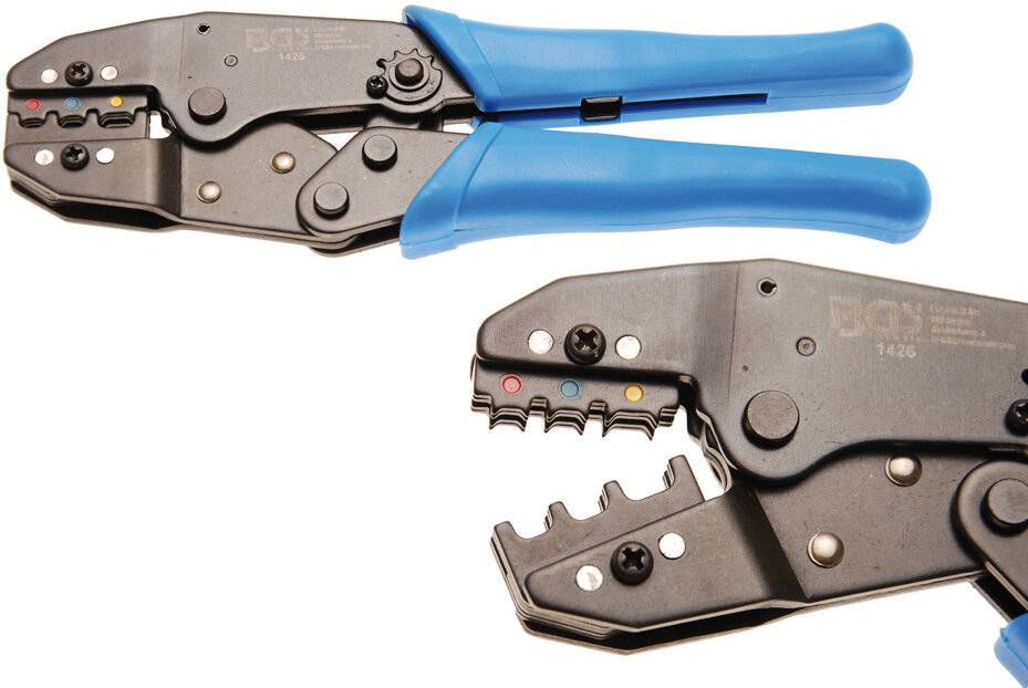 BGS Kabelschoentang met ratelfunctie voor geïsoleerde kabelconnector 0,5 - 6 mm²-2