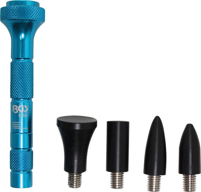 BGS UZS Aluminium uitdeukpen / uitdeukstift met verwisselbare koppen-0