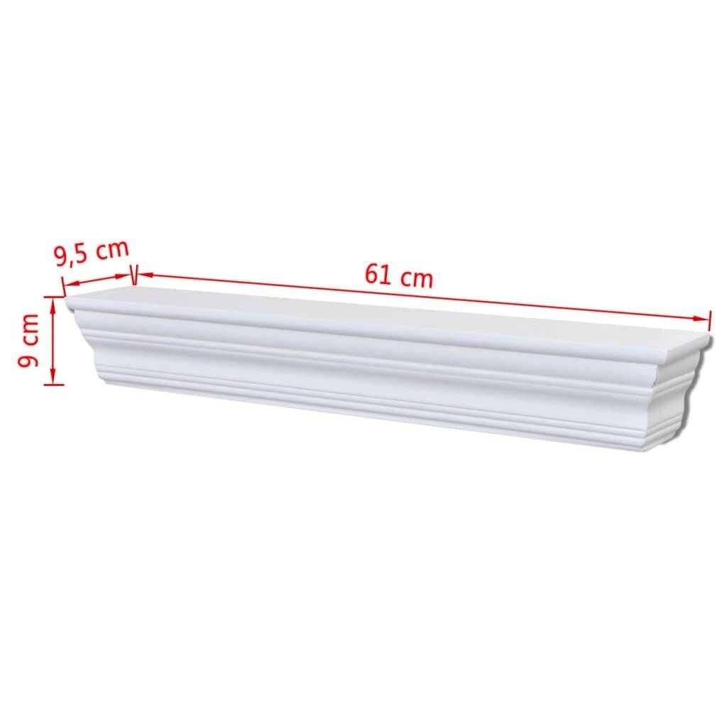 vidaXL - Wandschappen - Aaliyah - 2 - st - wit-5