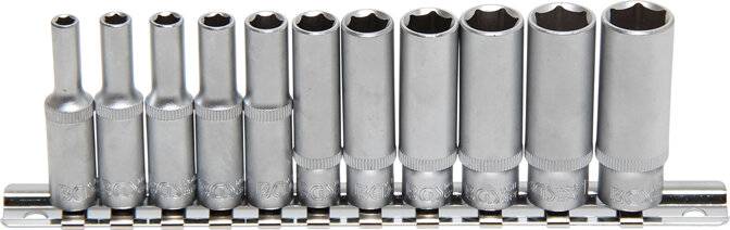BGS 1/4" Dopsleutelset zeskant lang 4 - 13 mm-4