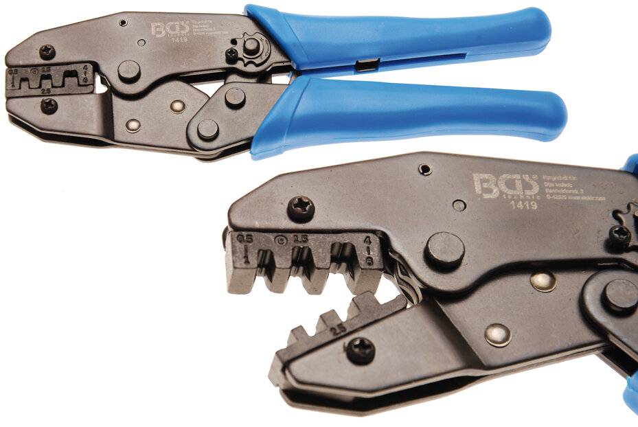 BGS Kabelschoentang met ratelfunctie voor niet geïsoleerde kabelschoenen 0,5 - 6 mm²-2