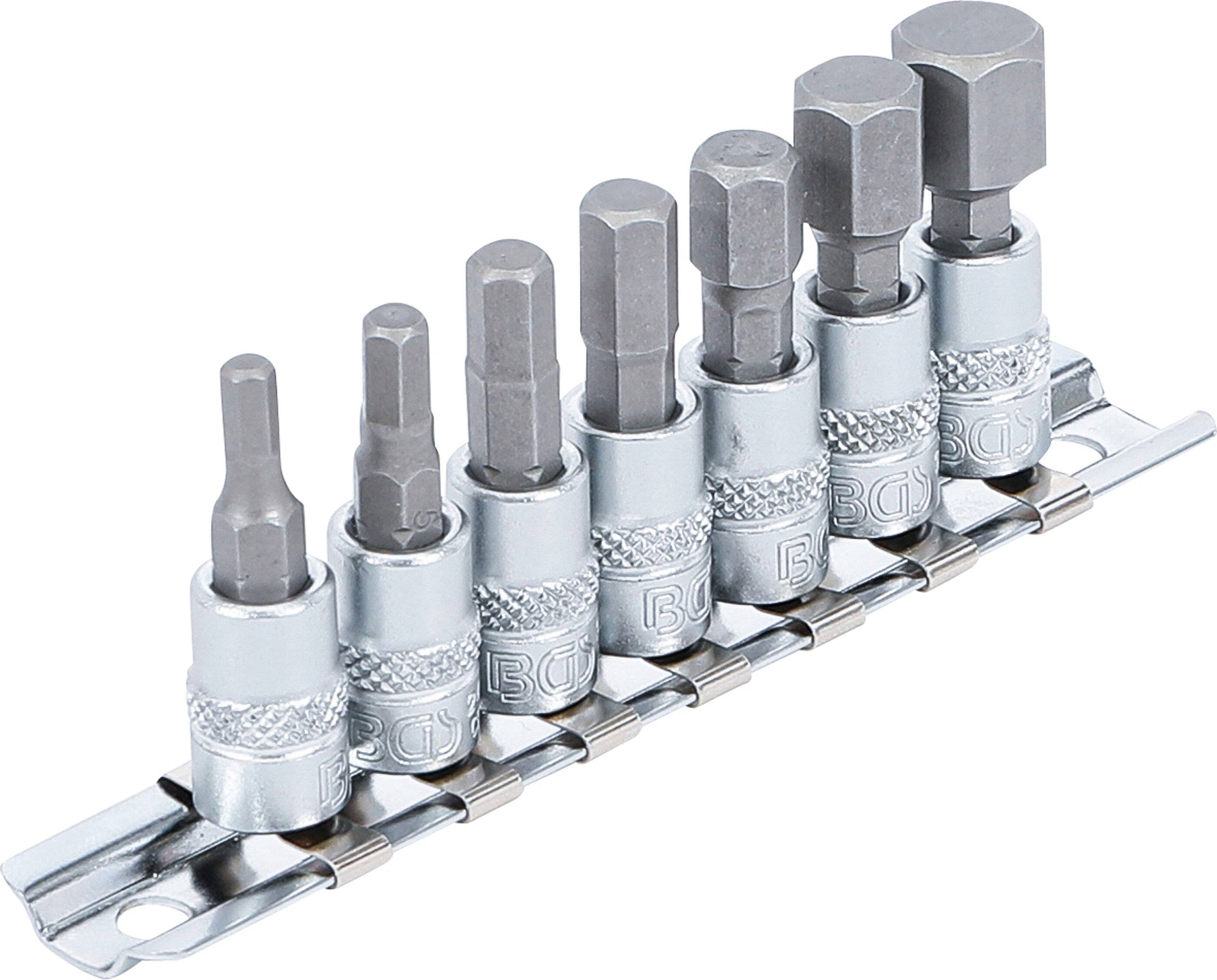 BGS Dopsleutelbitset - 1/4" - INBUS 4 t/m 12 mm - 7 delig-1