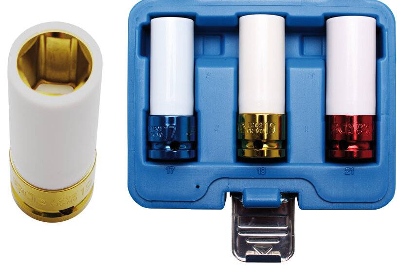 BGS Kracht wielmoerdopsleutel set (1/2") | 17 / 19 / 21 mm-5