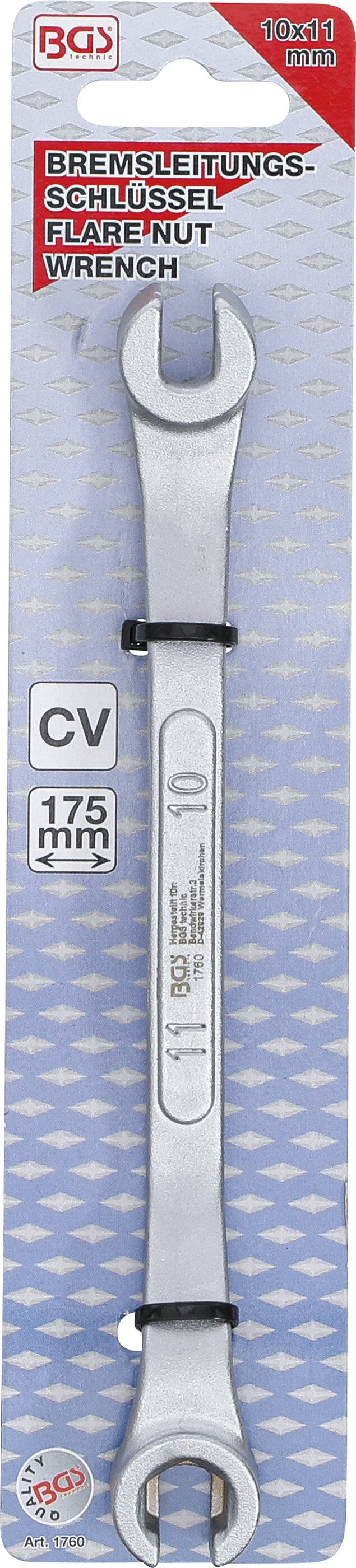 BGS Speciale remleidingsleutel 175 mm 10 x 11 mm-3