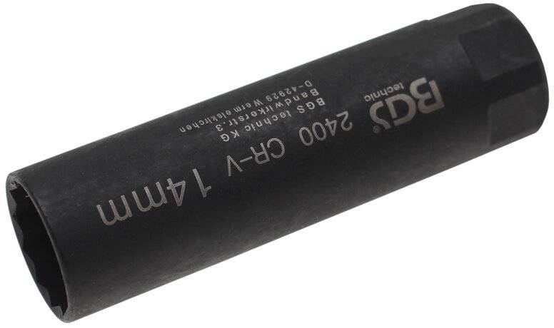 BGS 3/8" Bougiedopsleutel, bougiedop 14 mm extra dunne wand-2