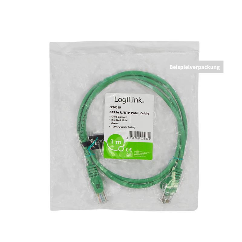 LOGILINK CP1065U Patch cord; U/UTP; Cat 5e; RJ45-stekker,aan beide zijden; koord - 1 stuk-1