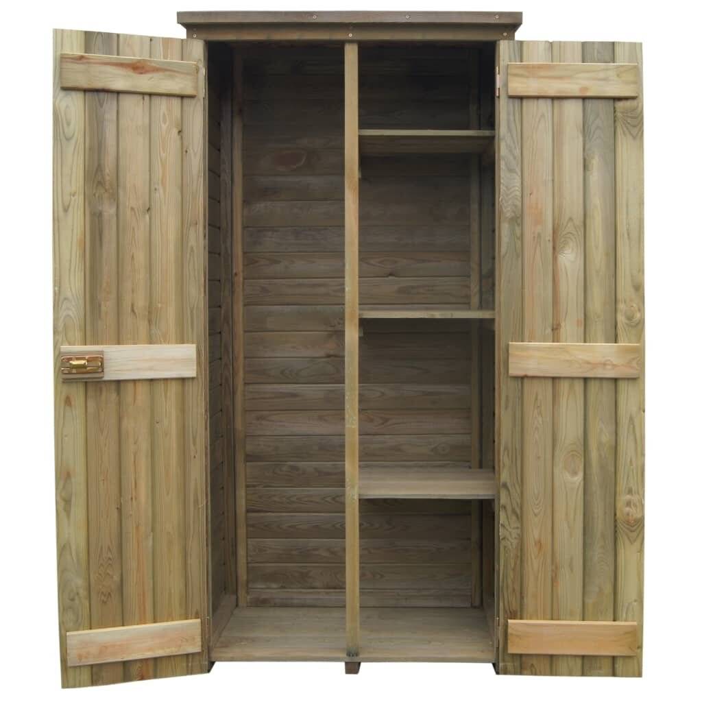 vidaXL - Tuinschuur - 85x48x177 - cm - grenenhout-2