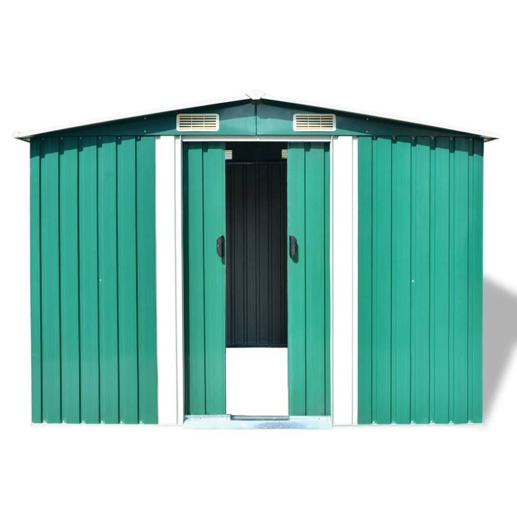 vidaXL - Tuinberging - 257x205x178 - cm - metaal - groen-3