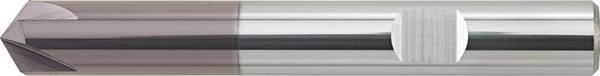 Ontbraamfrees NC DIN6527 VHM TiALN 120grad. 20mm FORMAT GT