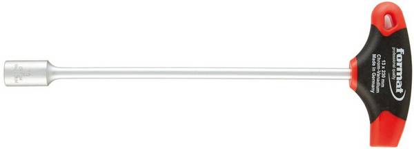 Dopsleutel met T-greep 6-kant 6x230mm FORMAT