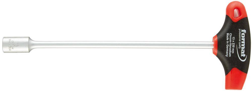 Dopsleutel met T-greep 6-kant 6x230mm FORMAT-0
