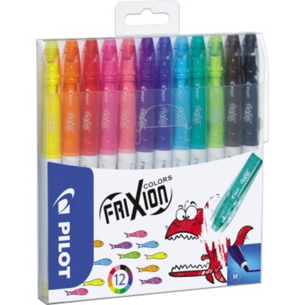 Pilot 4902505423888  Pilot -  Viltstift  sw-fc frixion colors m 6st ass