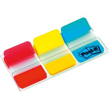 Post-it Plakindex 686-RYB Rood, Geel, Blauw-1