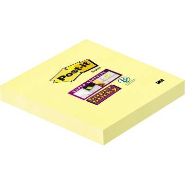 Post-it 0051141968797 Post-it - Memoblok 654 super sticky 76x76mm geel