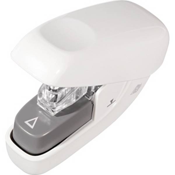 WEDO Mini nietmachine zonder nietjes voor maximaal 5 vellen papier, wit