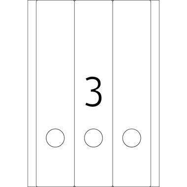 HERMA inkjet-mapetiketten. A4 wit 61x297 mm papier 75 stuks.-0