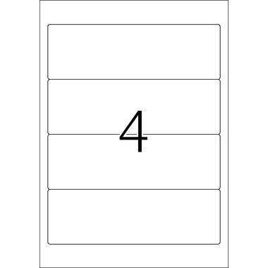 HERMA mapetiketten A4 wit 192x59 mm papier ondoorzichtig 400 stuks.-1