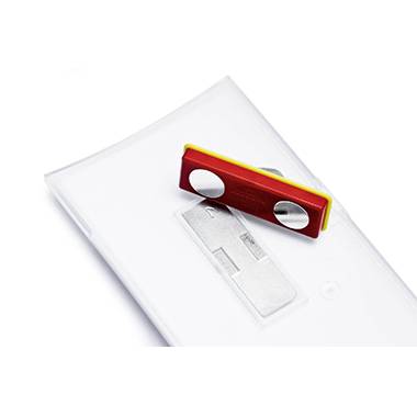 Durable 821219 Naamplaatje CLICK FOLD MAGNET 40x75mm - 8212 magneet 10 stuk(s)-1