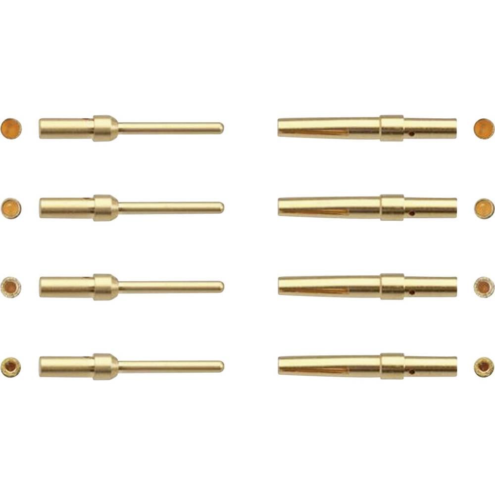 Harting 09 67 000 8576 Male connector AWG (min.): 24 AWG (max.): 20 Verguld 1 stuk(s)