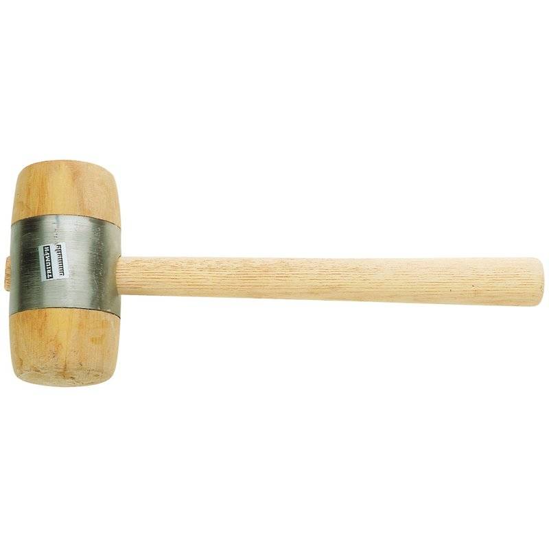 Houten hamer hoofd-d. 50 mm 230 g wit beukenhout