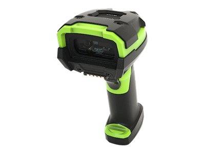 Zebra LI3608-ER, 1D, ER, multi-IF, zwart, groen, IP67-0