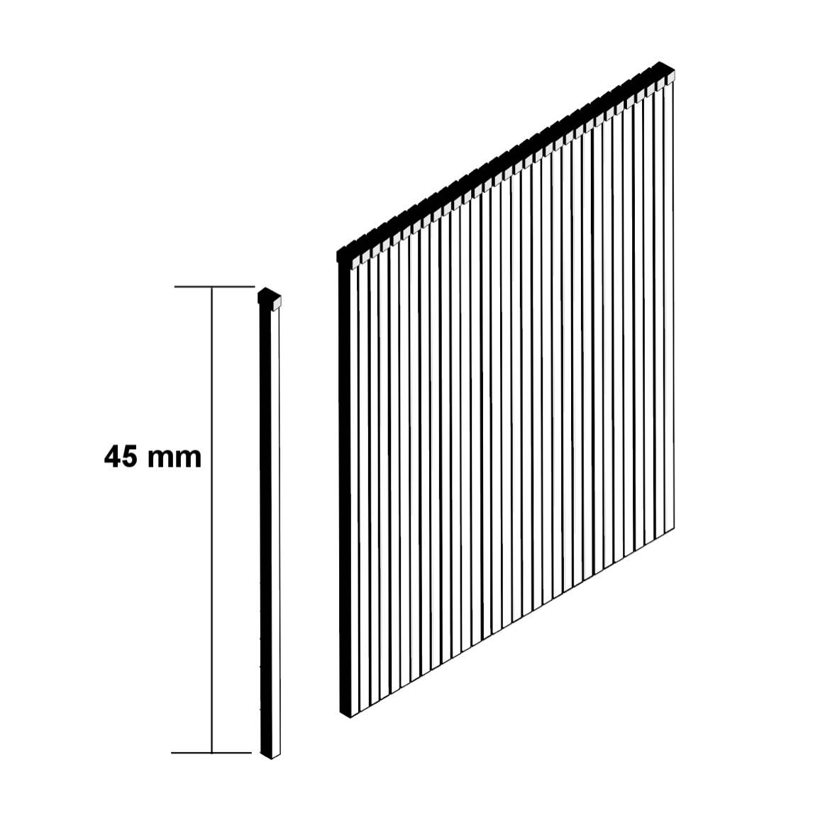 Makita Brad 45mm 1,0X1,2mm - F-31944-3