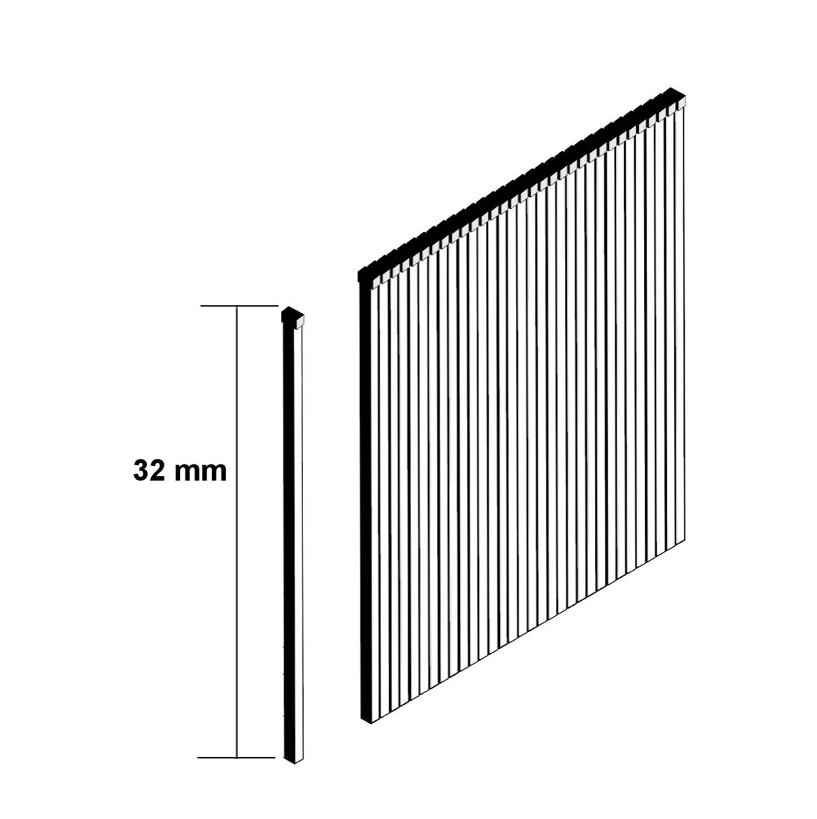 Makita compressiekopnagel 1,2 x 32 mm F-31902 5000 stuks.-3