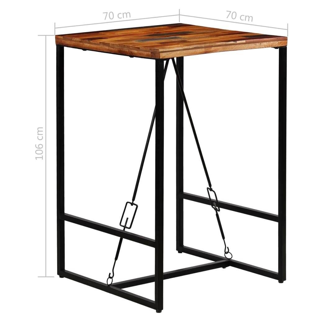 Symboolafbeelding voor vidaXL - Bartafel - 70x70x106 - cm - massief - gerecycled - hout