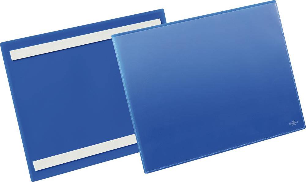 Documenthoes Durable zelfklevend A4 liggend blauw-0