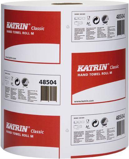 Katrin disposable towel roll, 32 1-layer white 40068974850494006897485049-0