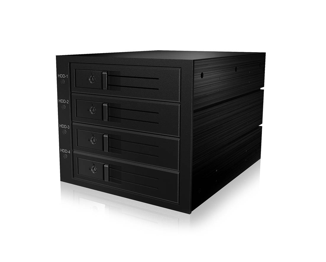Achterpaneel IcyBox 4x SATA/SAS 3,5"HDD 3x5,25", 1xMini SAS HD-3