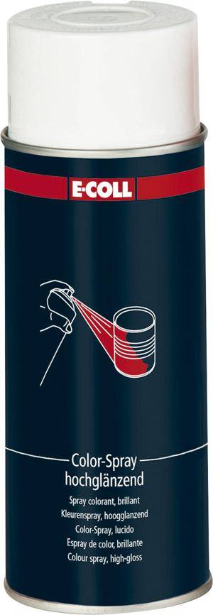 E-COLL Spuitbus RAL 9010 Wit 400ml Hoogglanzend - 4317784305877-0