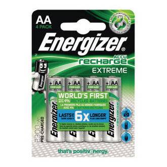 Energizer batterij NiMH, Mignon, AA, HR06, 1,2V/2300mAh Extreme, voorgeladen, blisterverpakking (4-pack)-2