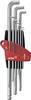 Haakse schroevendraaierset 369T S9 9-delig ProStar-houder SW 1,5-10 mm lang koge