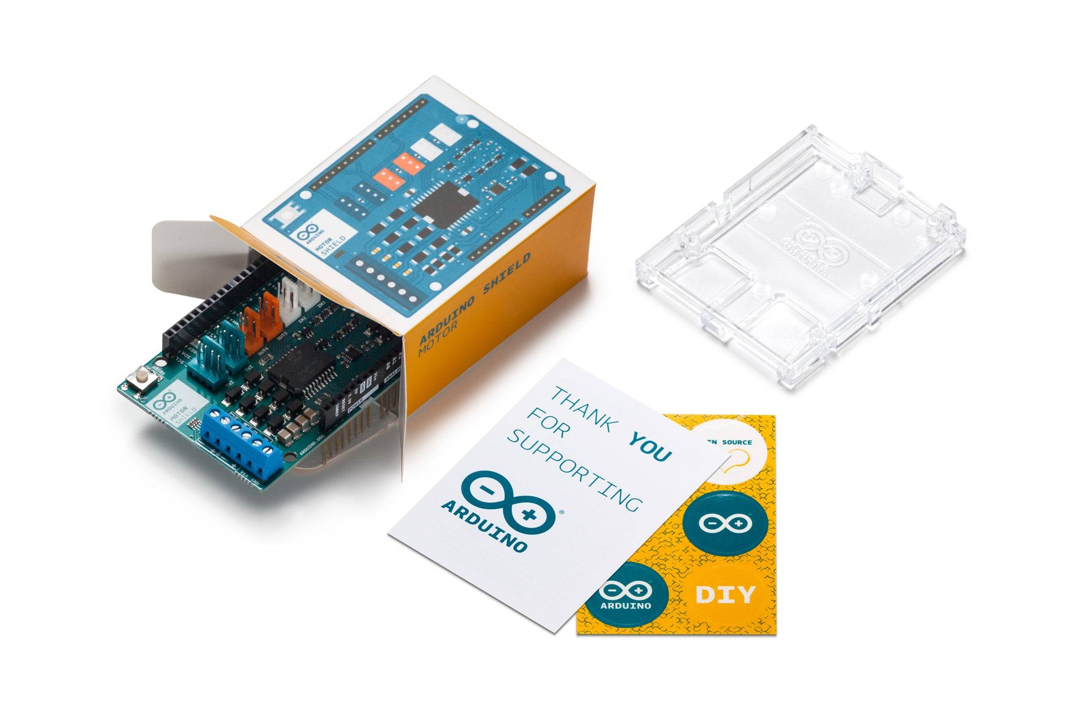 ARDUINO A000079 Uitbreidingsmodule; insteekprintplaat; Comp: L298P - 1 stuk-2