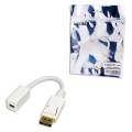 LogiLink CV0040 DisplayPort Adapter [1x DisplayPort stekker - 1x Mini-DisplayPort bus] Wit Vergulde steekcontacten 15.00-2