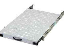 Digitus DN-19 TRAY-2-1000 19 inch Apparaatbodem voor patchkast 1 HE Uittrekbaar Geschikt voor kastdiepte: 1000 mm Grijs-1